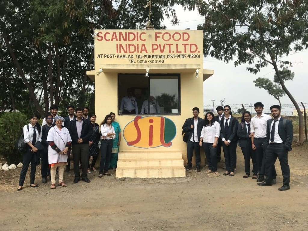 SCMS Pune Industry visit plant of Scandic India Limited
